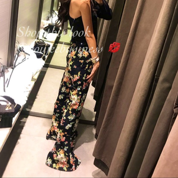 ZARA Floral Print Flare Leg Pants - Picture 5 of 8